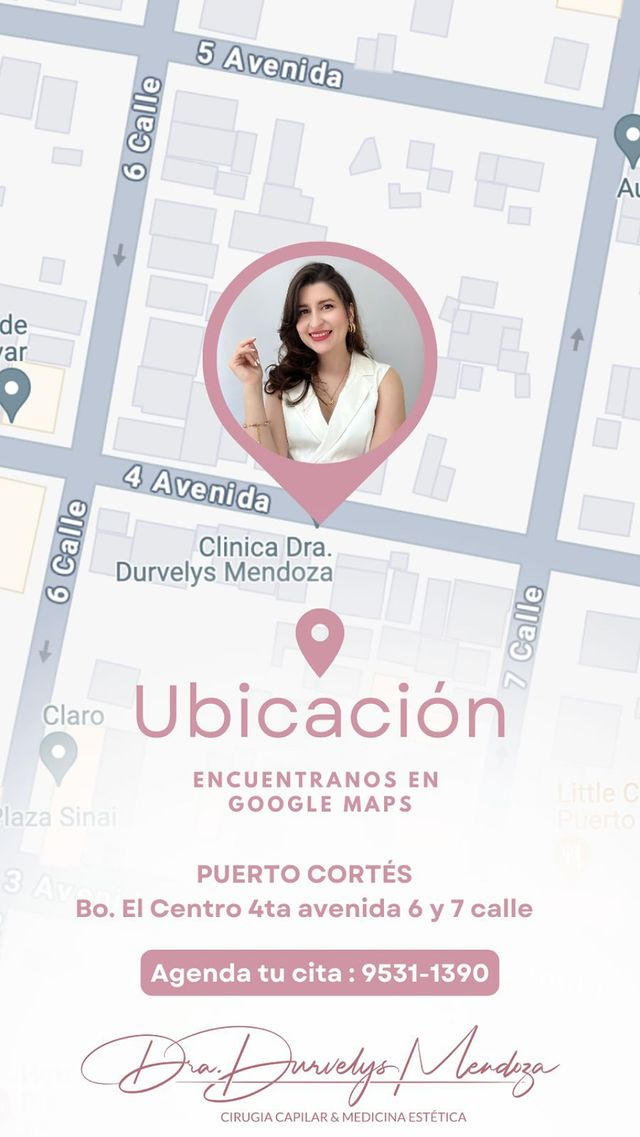 Ubicación de la clínica Dra. Durvelys Mendoza